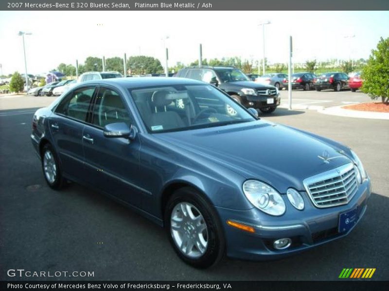 Platinum Blue Metallic / Ash 2007 Mercedes-Benz E 320 Bluetec Sedan