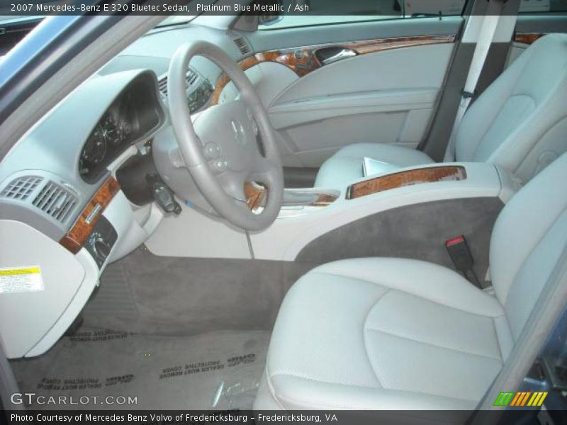 Platinum Blue Metallic / Ash 2007 Mercedes-Benz E 320 Bluetec Sedan