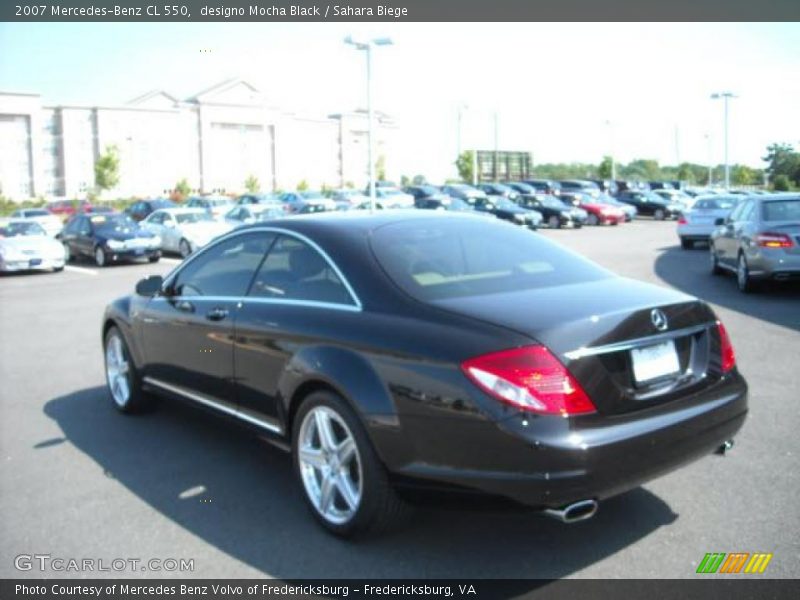 designo Mocha Black / Sahara Biege 2007 Mercedes-Benz CL 550