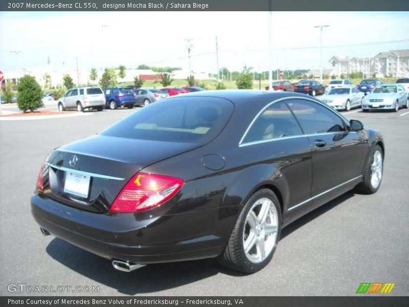 designo Mocha Black / Sahara Biege 2007 Mercedes-Benz CL 550