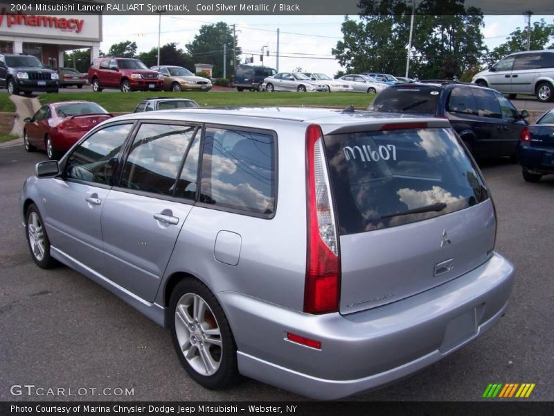 Cool Silver Metallic / Black 2004 Mitsubishi Lancer RALLIART Sportback