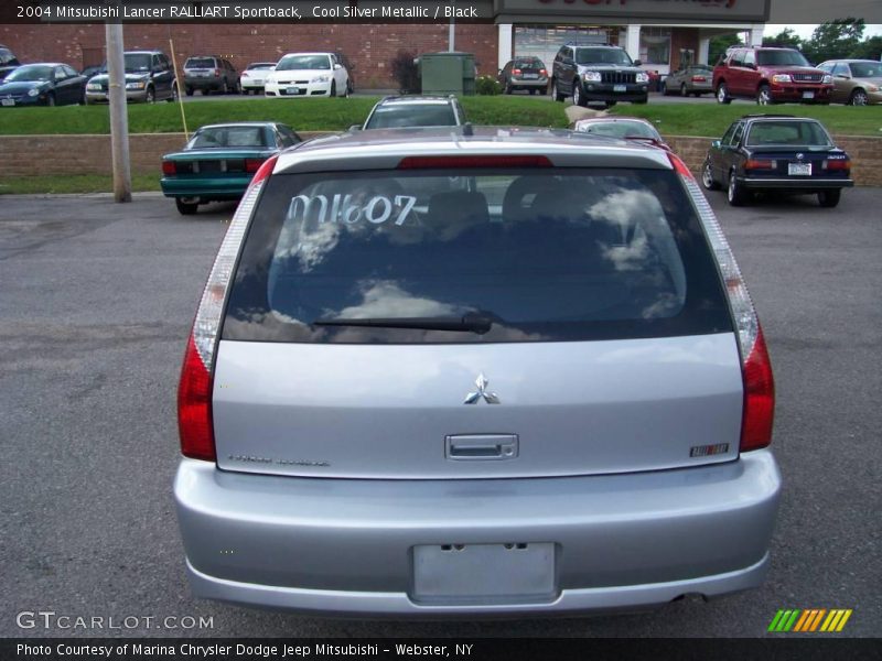 Cool Silver Metallic / Black 2004 Mitsubishi Lancer RALLIART Sportback