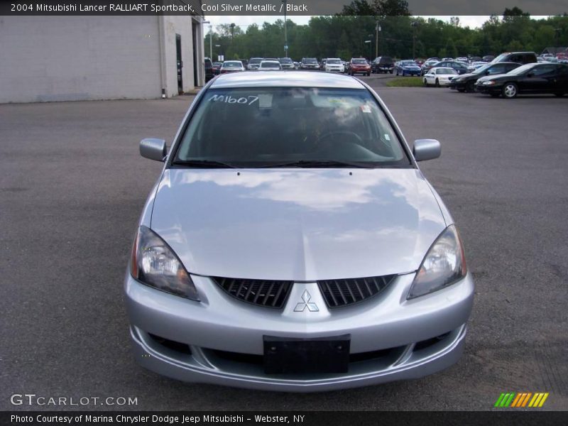 Cool Silver Metallic / Black 2004 Mitsubishi Lancer RALLIART Sportback