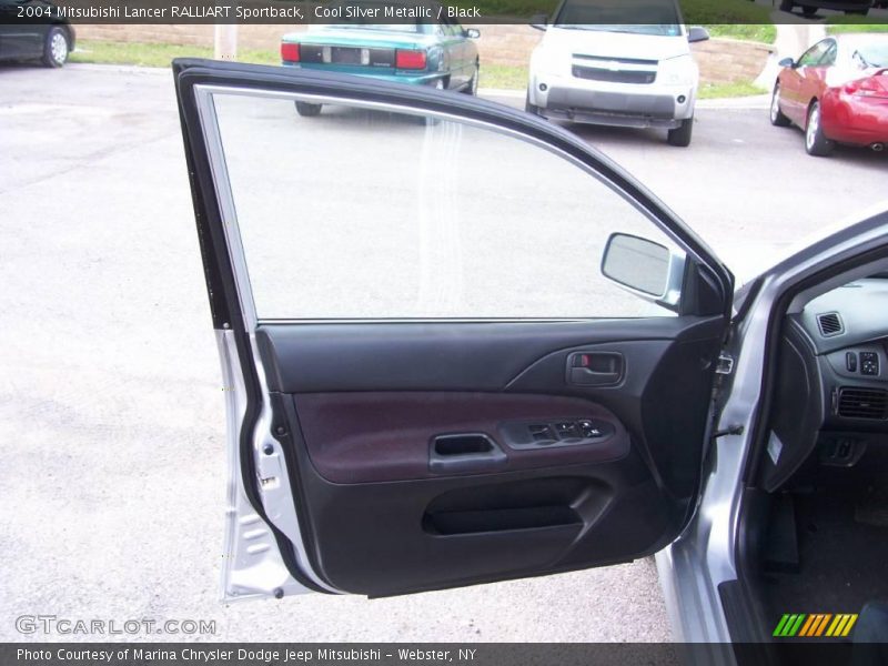 Cool Silver Metallic / Black 2004 Mitsubishi Lancer RALLIART Sportback