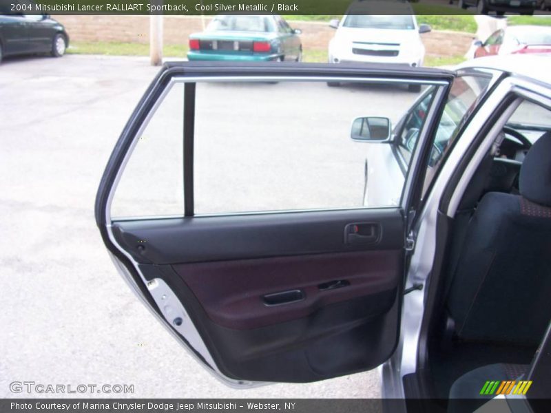 Cool Silver Metallic / Black 2004 Mitsubishi Lancer RALLIART Sportback