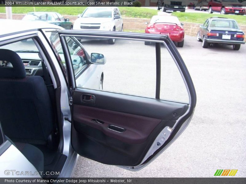 Cool Silver Metallic / Black 2004 Mitsubishi Lancer RALLIART Sportback