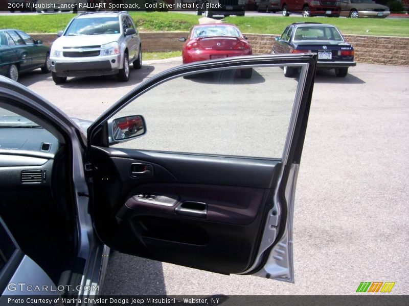 Cool Silver Metallic / Black 2004 Mitsubishi Lancer RALLIART Sportback