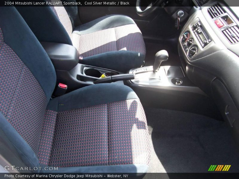 Cool Silver Metallic / Black 2004 Mitsubishi Lancer RALLIART Sportback