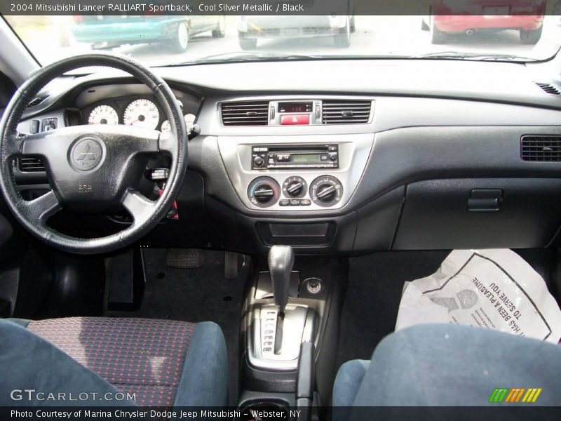 Cool Silver Metallic / Black 2004 Mitsubishi Lancer RALLIART Sportback