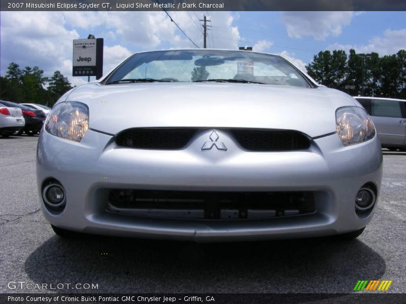 Liquid Silver Metallic / Dark Charcoal 2007 Mitsubishi Eclipse Spyder GT