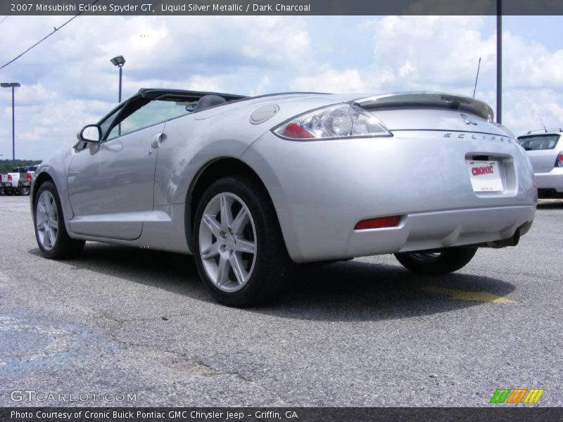 Liquid Silver Metallic / Dark Charcoal 2007 Mitsubishi Eclipse Spyder GT