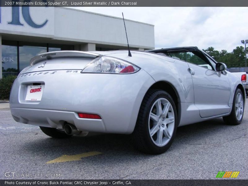 Liquid Silver Metallic / Dark Charcoal 2007 Mitsubishi Eclipse Spyder GT