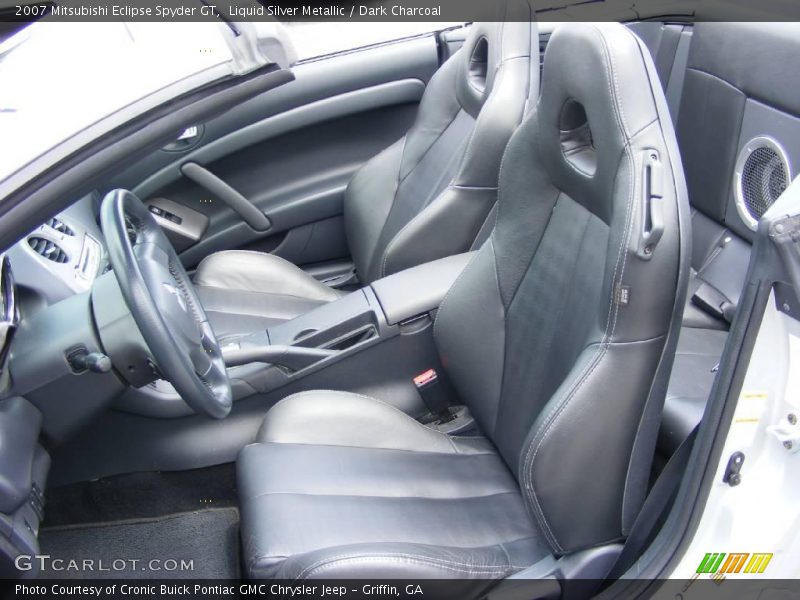 Liquid Silver Metallic / Dark Charcoal 2007 Mitsubishi Eclipse Spyder GT