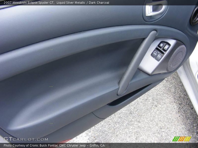 Liquid Silver Metallic / Dark Charcoal 2007 Mitsubishi Eclipse Spyder GT