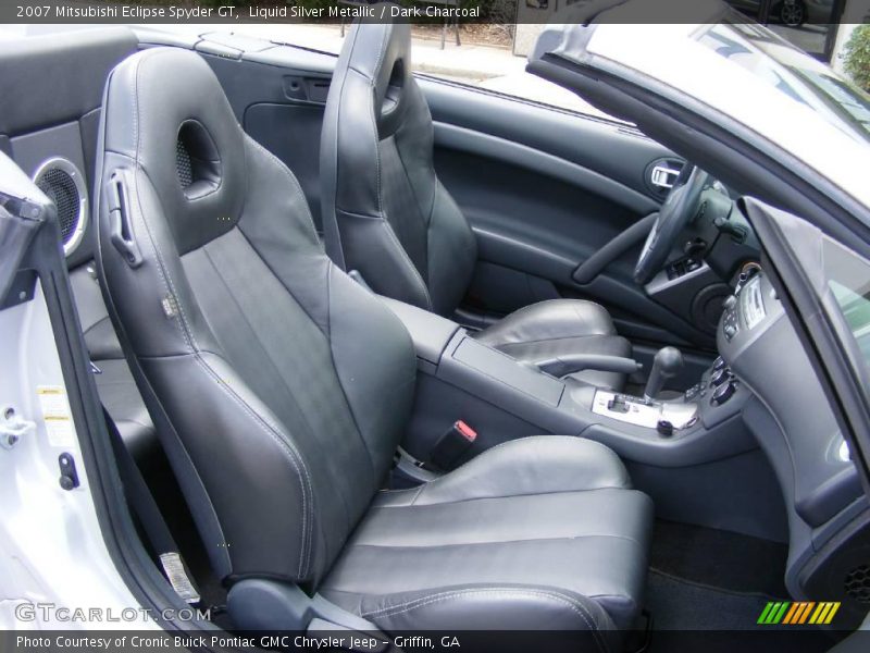 Liquid Silver Metallic / Dark Charcoal 2007 Mitsubishi Eclipse Spyder GT