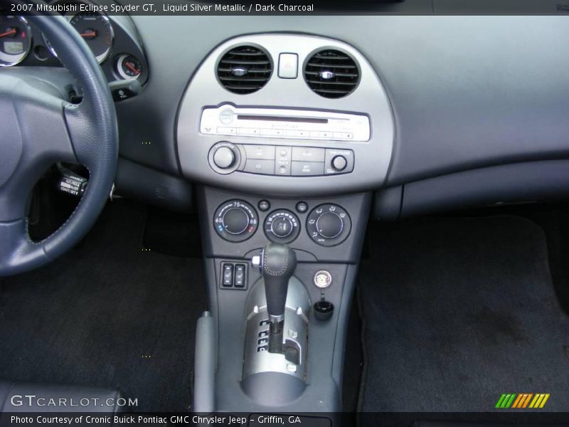 Liquid Silver Metallic / Dark Charcoal 2007 Mitsubishi Eclipse Spyder GT