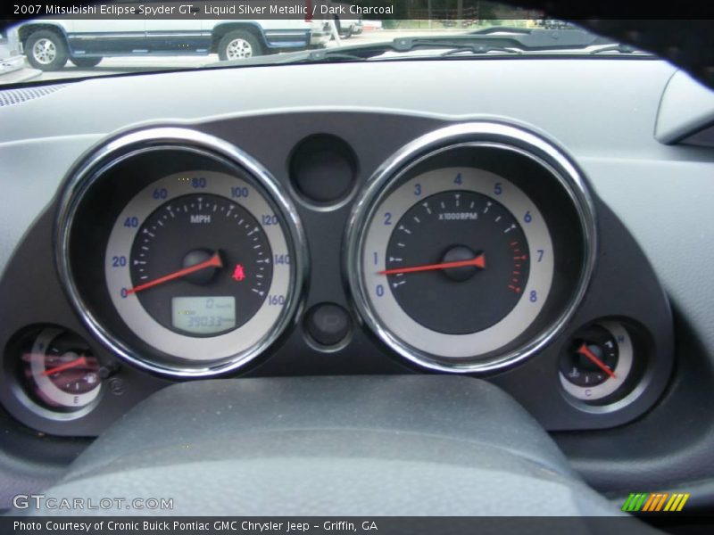 Liquid Silver Metallic / Dark Charcoal 2007 Mitsubishi Eclipse Spyder GT