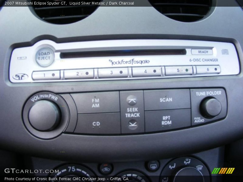 Liquid Silver Metallic / Dark Charcoal 2007 Mitsubishi Eclipse Spyder GT