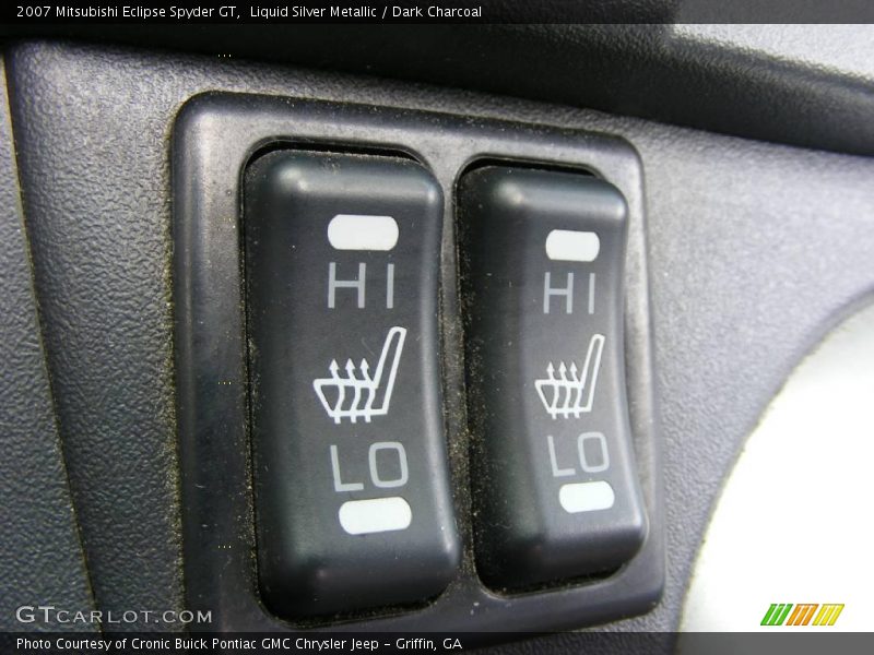 Liquid Silver Metallic / Dark Charcoal 2007 Mitsubishi Eclipse Spyder GT