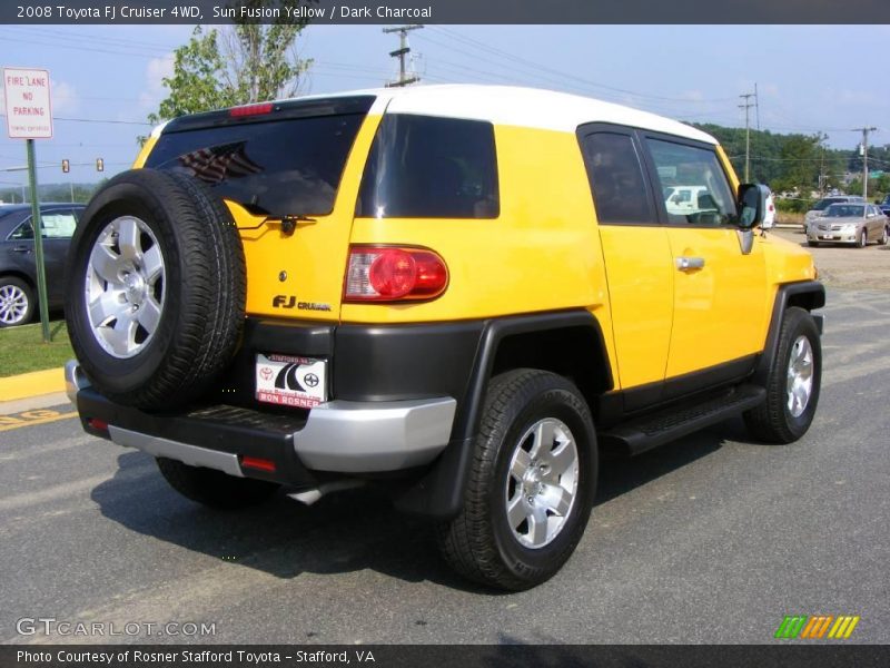 Sun Fusion Yellow / Dark Charcoal 2008 Toyota FJ Cruiser 4WD