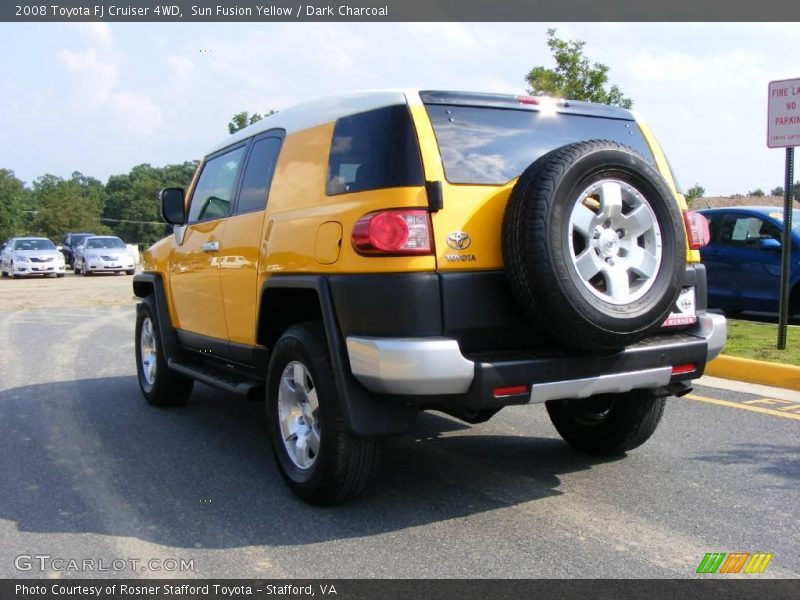Sun Fusion Yellow / Dark Charcoal 2008 Toyota FJ Cruiser 4WD