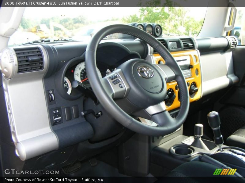 Sun Fusion Yellow / Dark Charcoal 2008 Toyota FJ Cruiser 4WD