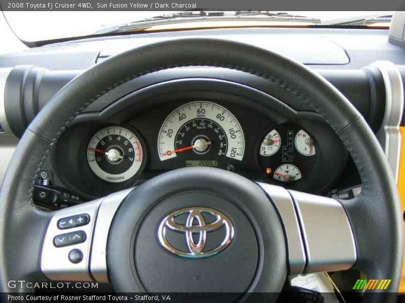 Sun Fusion Yellow / Dark Charcoal 2008 Toyota FJ Cruiser 4WD