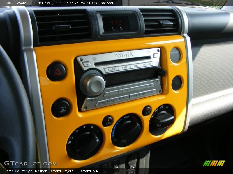 Sun Fusion Yellow / Dark Charcoal 2008 Toyota FJ Cruiser 4WD