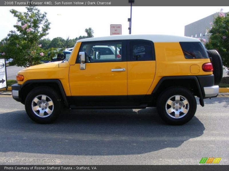 Sun Fusion Yellow / Dark Charcoal 2008 Toyota FJ Cruiser 4WD