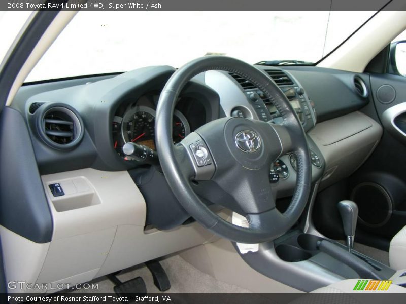 Super White / Ash 2008 Toyota RAV4 Limited 4WD
