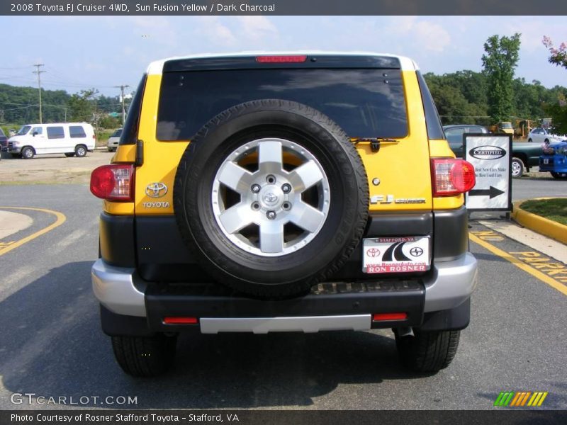 Sun Fusion Yellow / Dark Charcoal 2008 Toyota FJ Cruiser 4WD