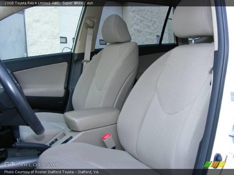 Super White / Ash 2008 Toyota RAV4 Limited 4WD