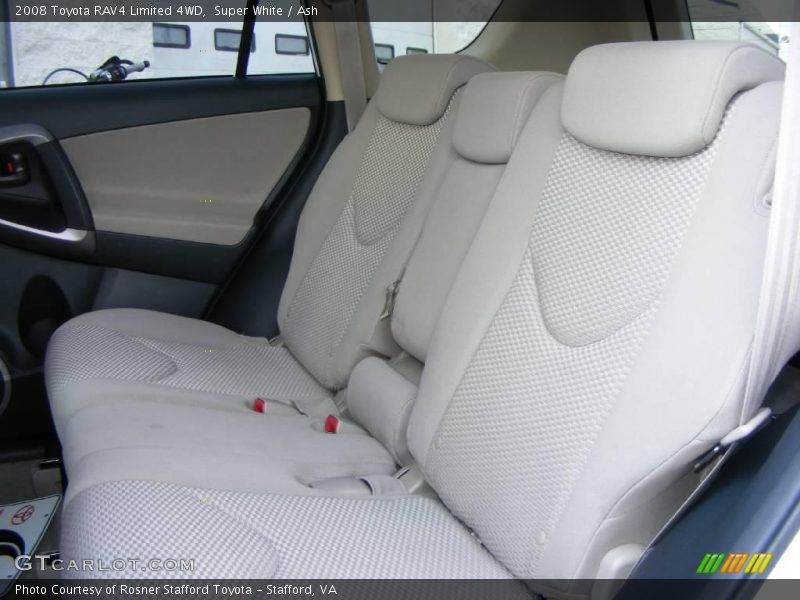 Super White / Ash 2008 Toyota RAV4 Limited 4WD