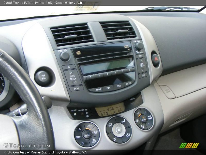 Super White / Ash 2008 Toyota RAV4 Limited 4WD