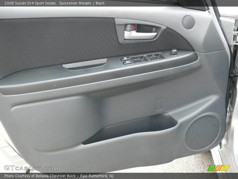 Quicksilver Metallic / Black 2008 Suzuki SX4 Sport Sedan