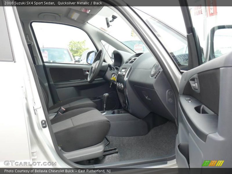Quicksilver Metallic / Black 2008 Suzuki SX4 Sport Sedan