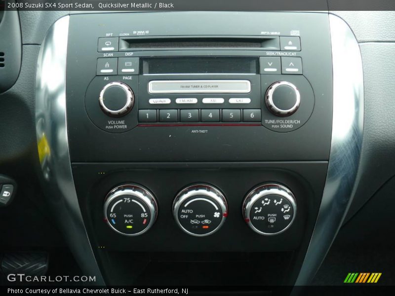 Quicksilver Metallic / Black 2008 Suzuki SX4 Sport Sedan