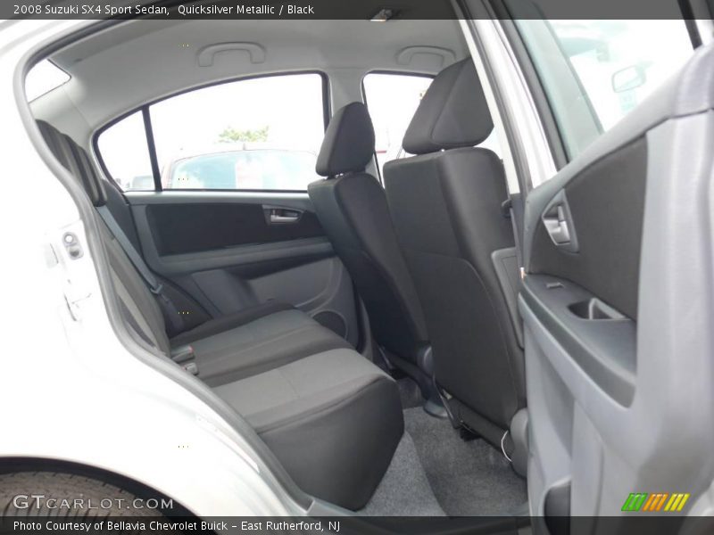 Quicksilver Metallic / Black 2008 Suzuki SX4 Sport Sedan