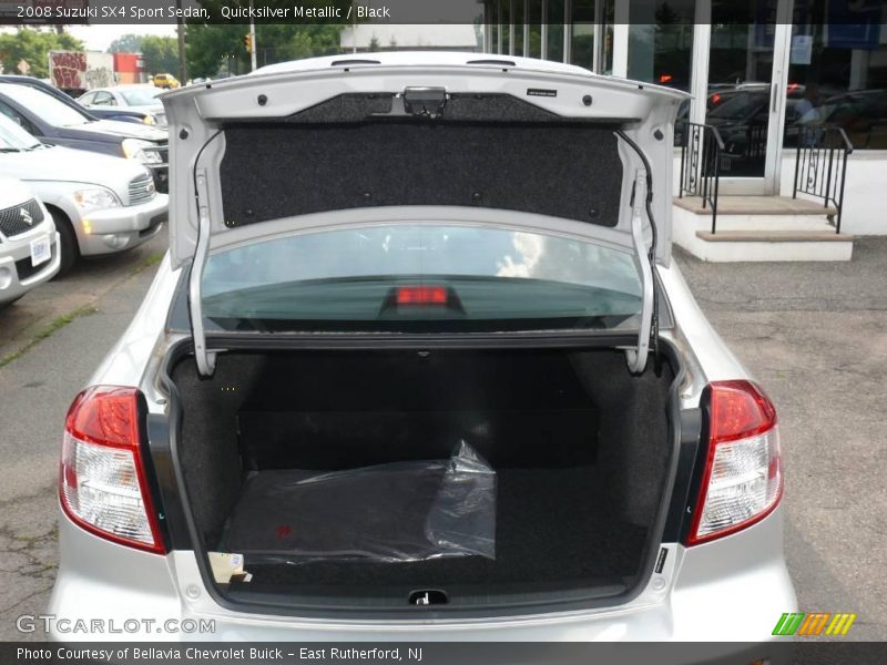 Quicksilver Metallic / Black 2008 Suzuki SX4 Sport Sedan