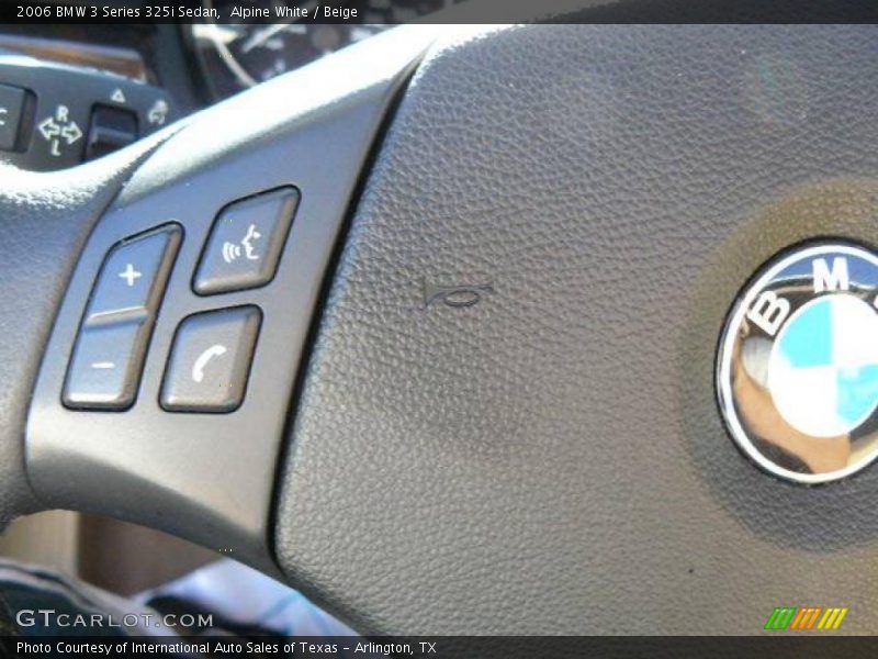 Alpine White / Beige 2006 BMW 3 Series 325i Sedan