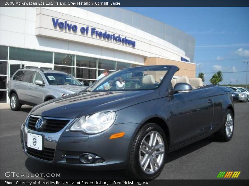 Island Grey Metallic / Cornsilk Beige 2008 Volkswagen Eos Lux