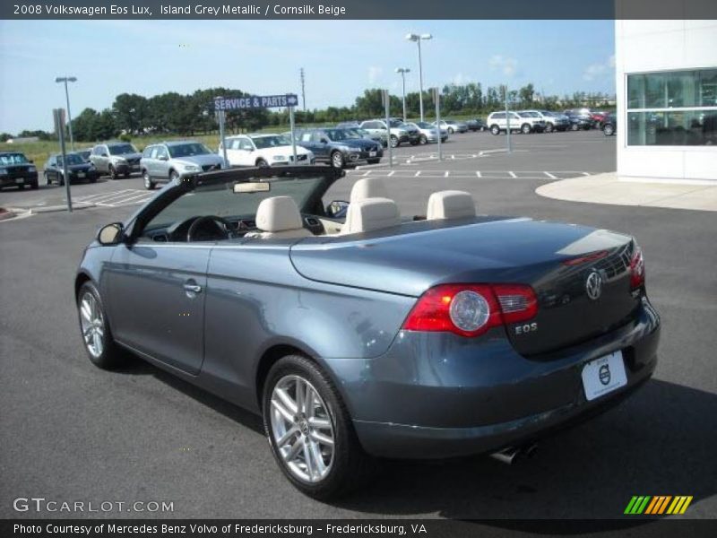 Island Grey Metallic / Cornsilk Beige 2008 Volkswagen Eos Lux