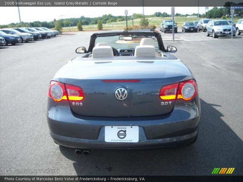 Island Grey Metallic / Cornsilk Beige 2008 Volkswagen Eos Lux