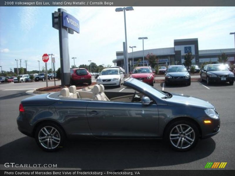 Island Grey Metallic / Cornsilk Beige 2008 Volkswagen Eos Lux