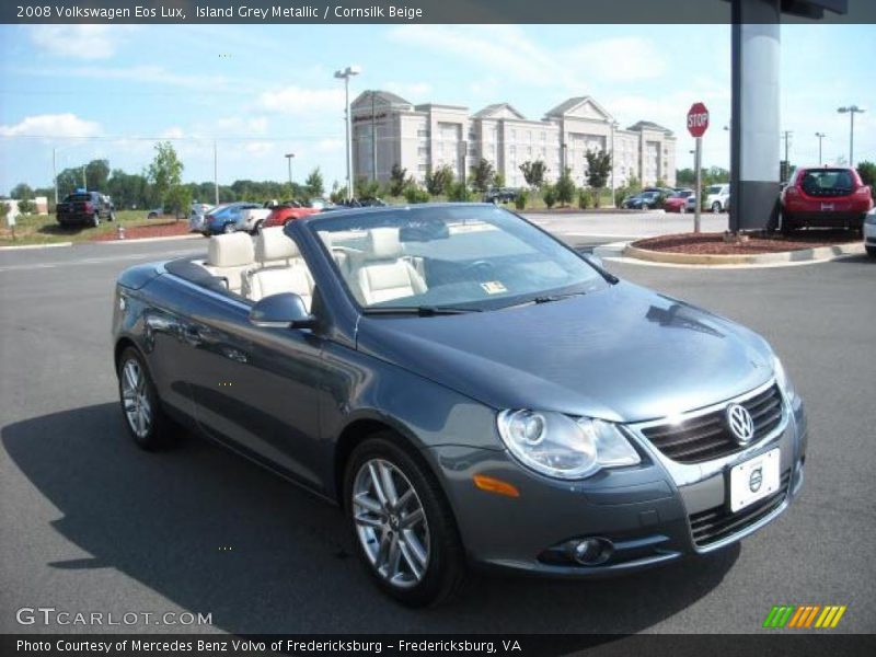 Island Grey Metallic / Cornsilk Beige 2008 Volkswagen Eos Lux