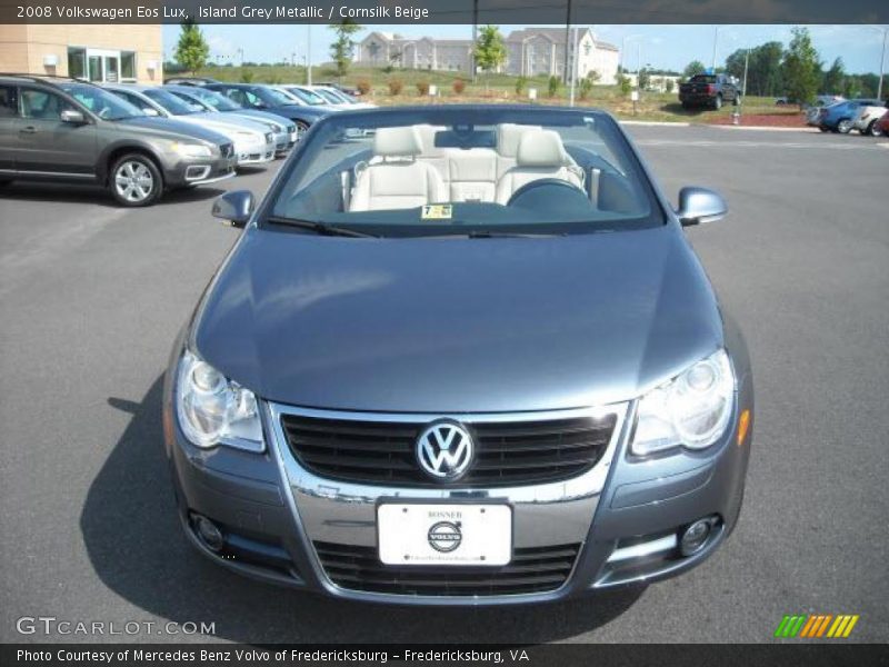 Island Grey Metallic / Cornsilk Beige 2008 Volkswagen Eos Lux