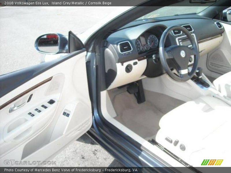 Island Grey Metallic / Cornsilk Beige 2008 Volkswagen Eos Lux