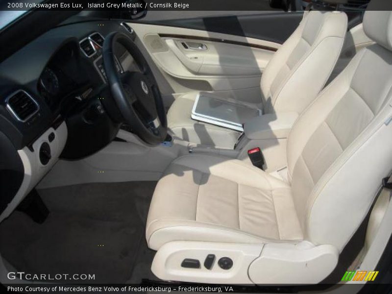 Island Grey Metallic / Cornsilk Beige 2008 Volkswagen Eos Lux