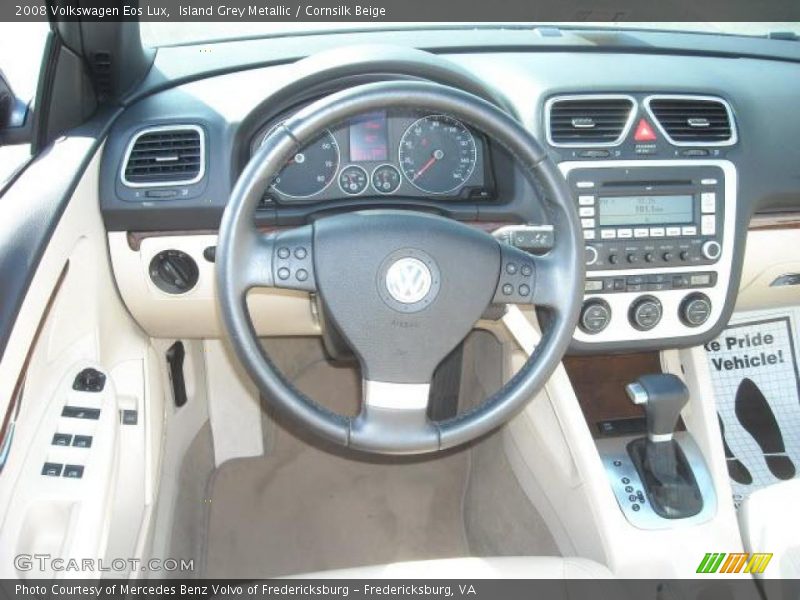 Island Grey Metallic / Cornsilk Beige 2008 Volkswagen Eos Lux