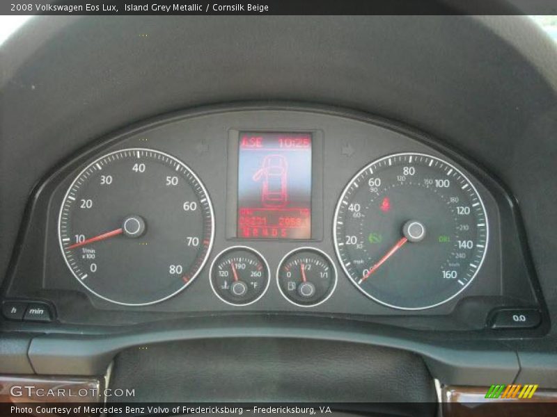 Island Grey Metallic / Cornsilk Beige 2008 Volkswagen Eos Lux